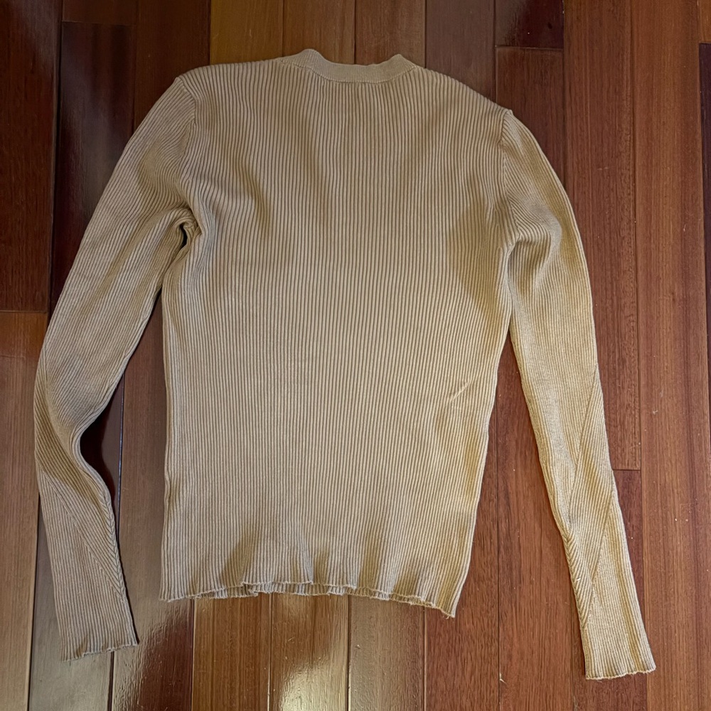 Nine West Brown Ribbed Sweater - Picture 3 of 3